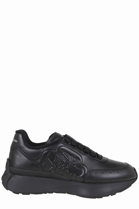 Alexander McQueen Logo Embossed Lace-Up Sneakers Dolce Vita Slip On Sneakers