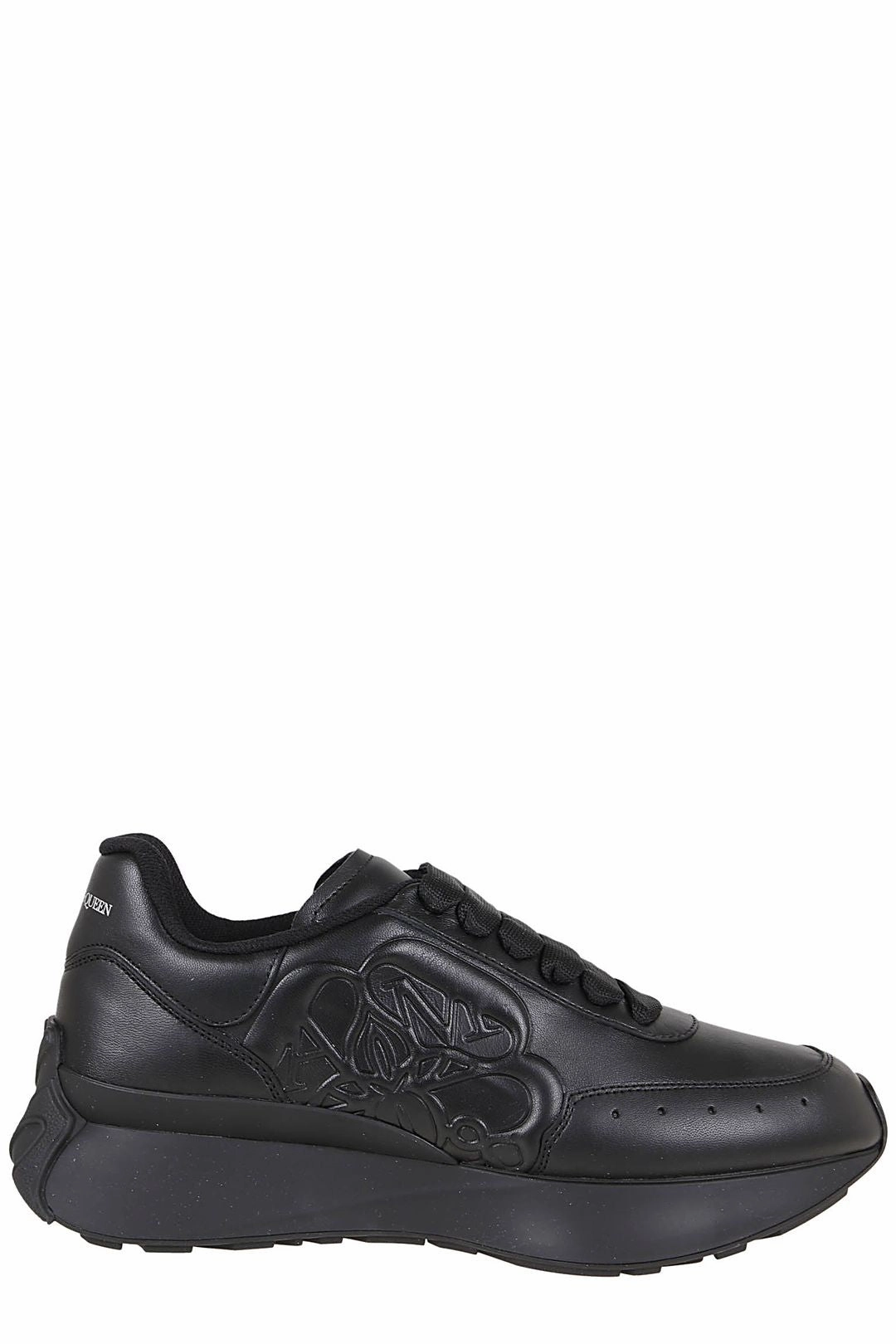 Best Low Price Sneakers Alexander McQueen Logo Embossed Lace-Up Sneakers
