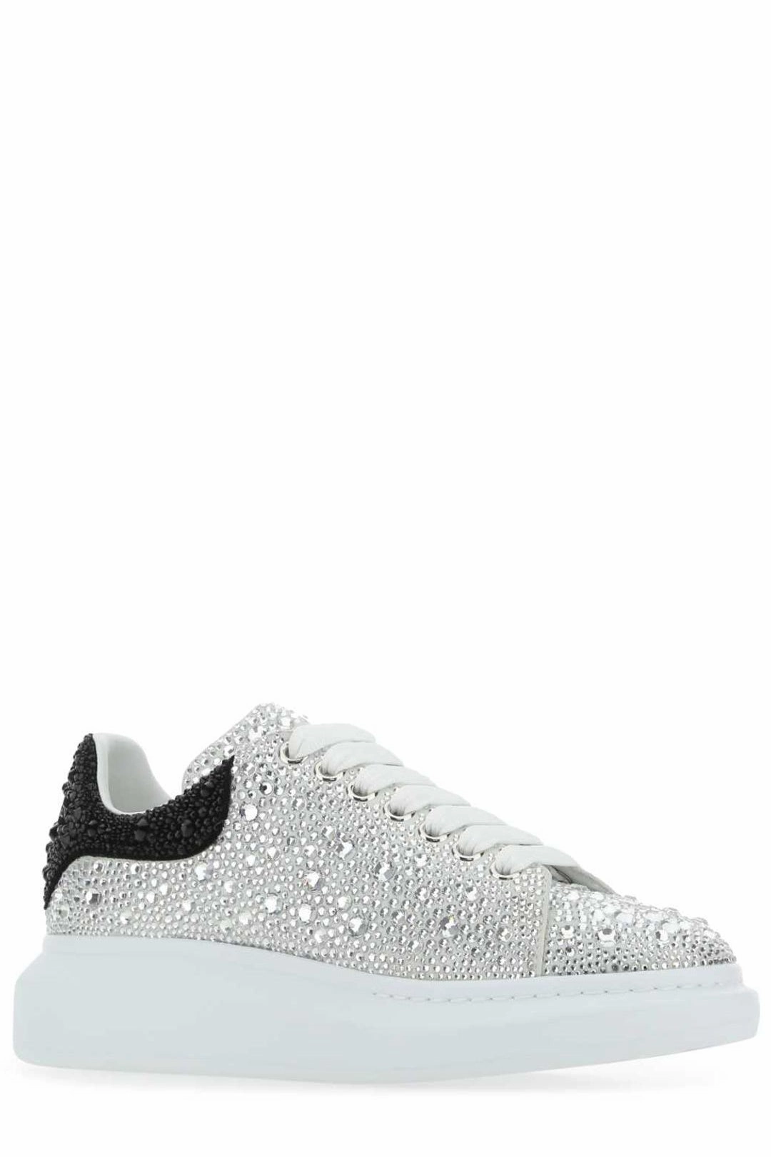 Levis Sneakers Alexander McQueen Oversized Embellished Lace-Up Sneakers