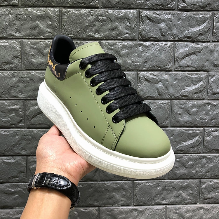 Asics Gt 1000 Running Shoe ALISANDRO GRAMMY CHUNKY SOLE LEATHER UNISEX CASUAL SNEAKER IN GREEN