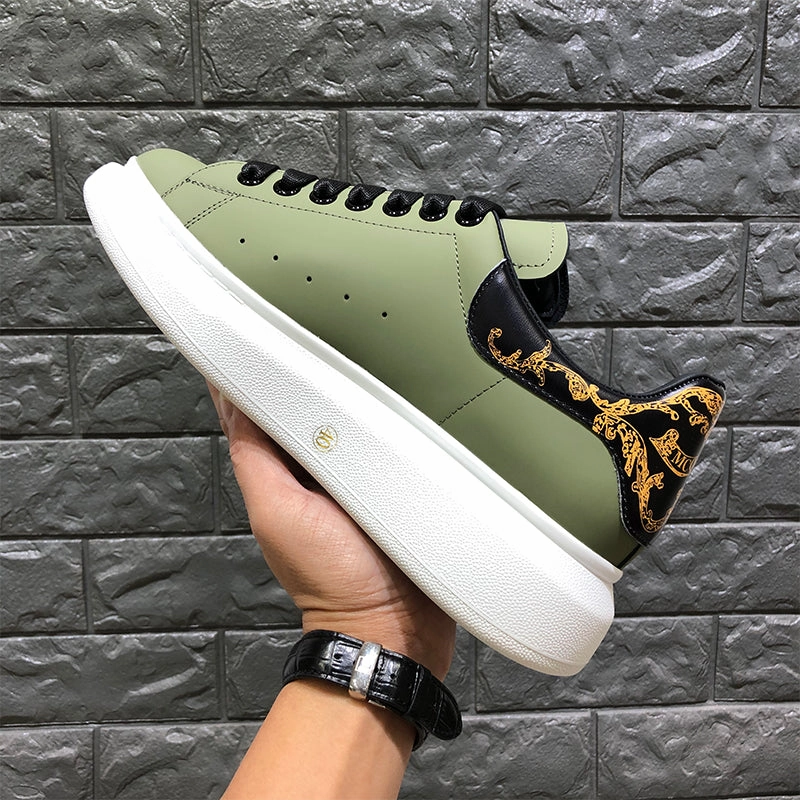 ALISANDRO GRAMMY CHUNKY SOLE LEATHER UNISEX CASUAL SNEAKER IN GREEN Asics Gel Resolution 7 Tennis Shoe