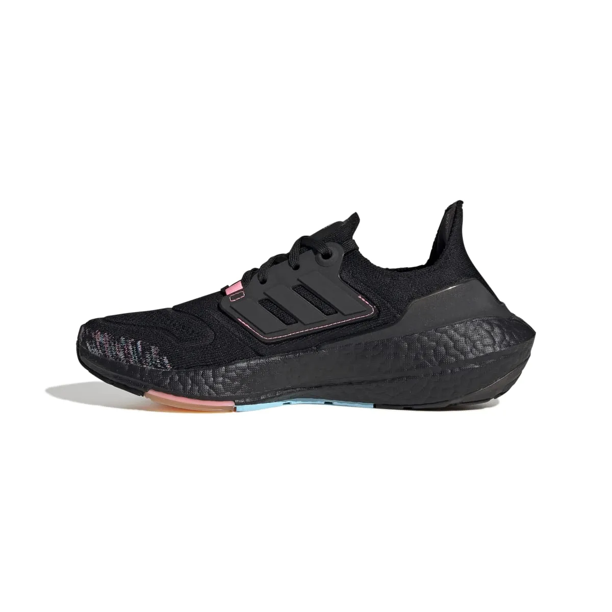 Lime Fresh Market Stroll ADIDAS GX5927 ULTRABOOST 22 WMN'S (Medium) Black/Black/Pink Primeknit Running Shoes