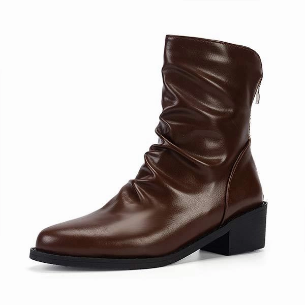 Women's Pleated Mid Heel Ankle Boots 96424977C Adidas Exhibit Select 2.0 Pro Basketball Shoes