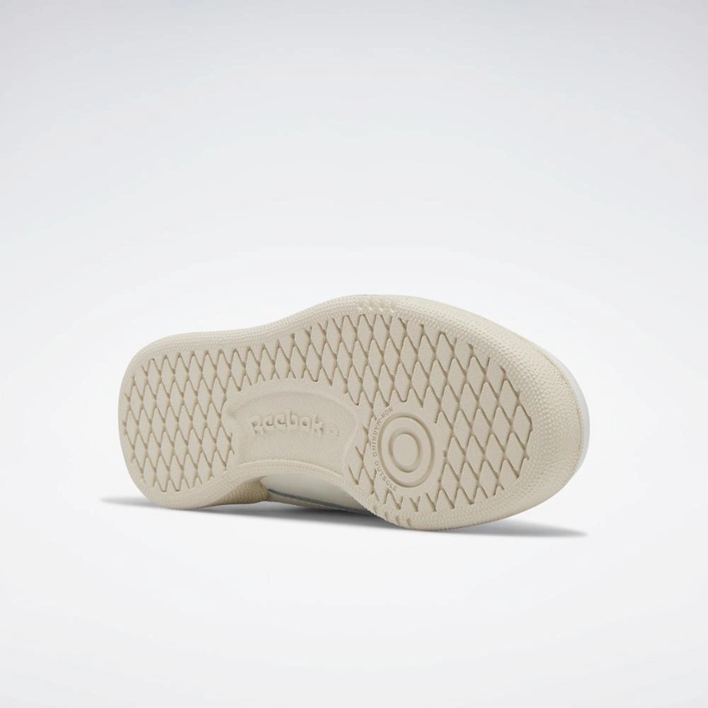 Size 15 Tennis Shoes Reebok Footwear Kids Club C Shoes - Preschool CHALK/CHALK/GLEN GREEN