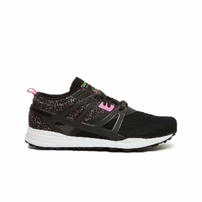 Wear-Ready Shoes Skip Hike REEBOK V63497 VENTILATOR ADAPT GRAPHIC MN'S (Medium) Black/Green/Pink Mesh/Leather Running Shoes