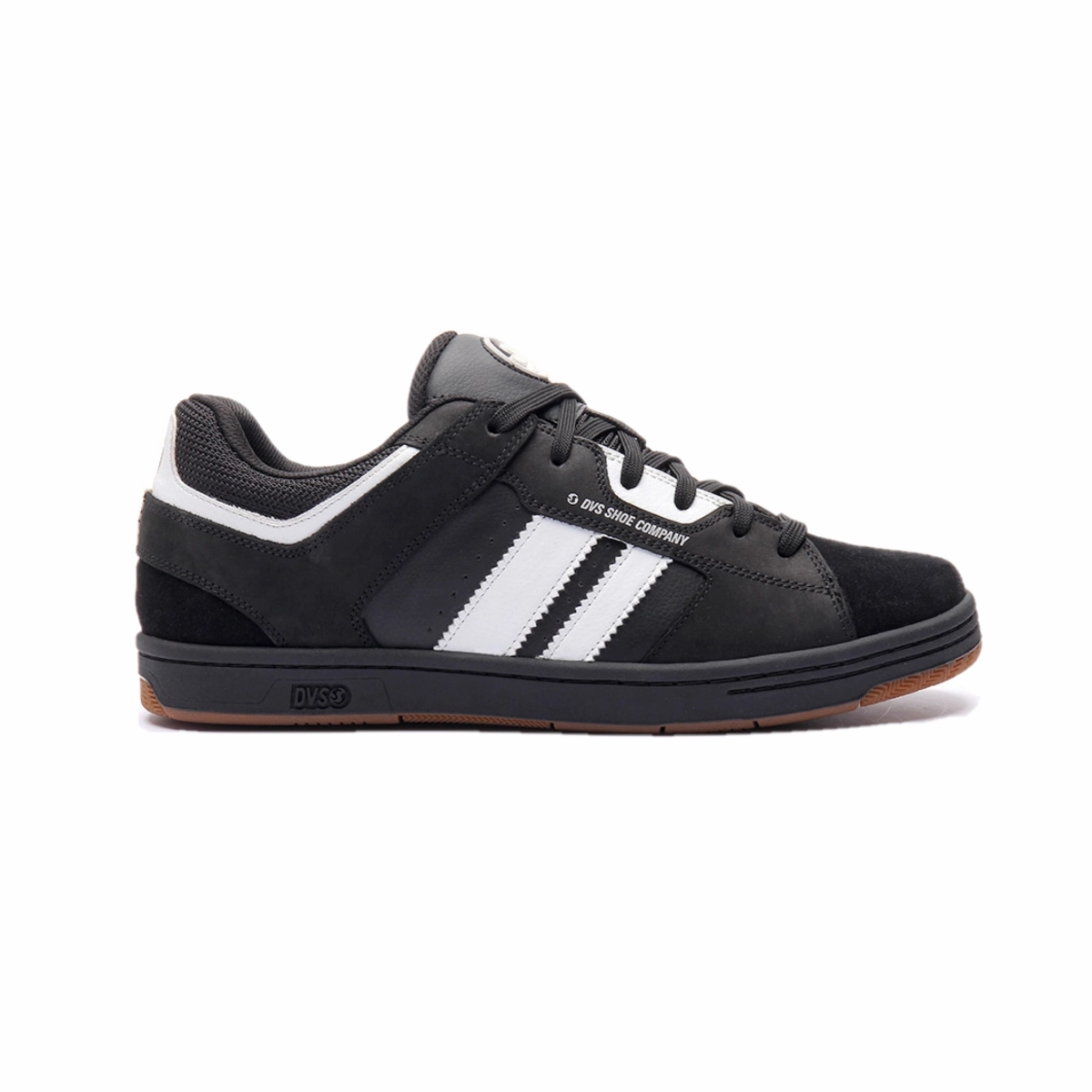 DVS F0000336001 TACTIC MN'S (Medium) Black/White/Black Suede & Nubuck Skate Shoes Outdoor Step Fit