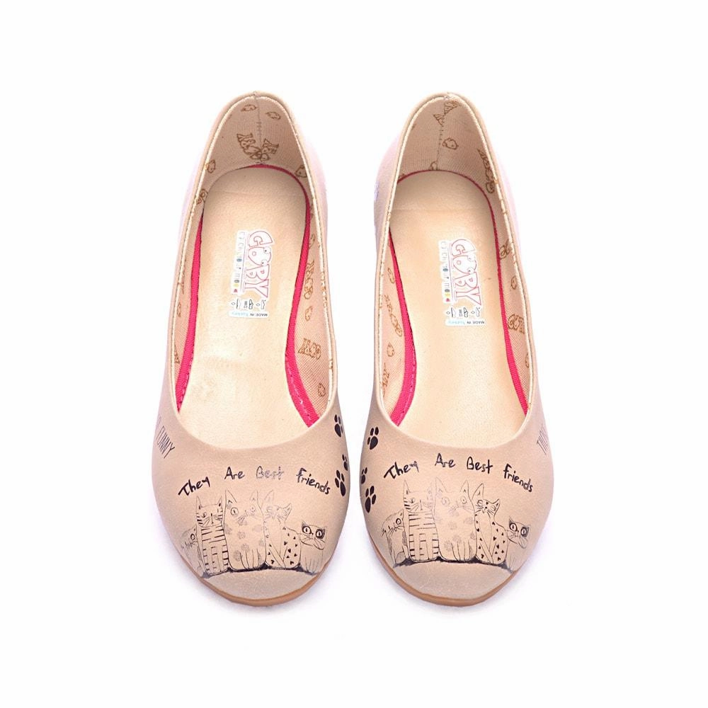 Lace Tie Best Friend Cats Ballerinas Shoes 2022