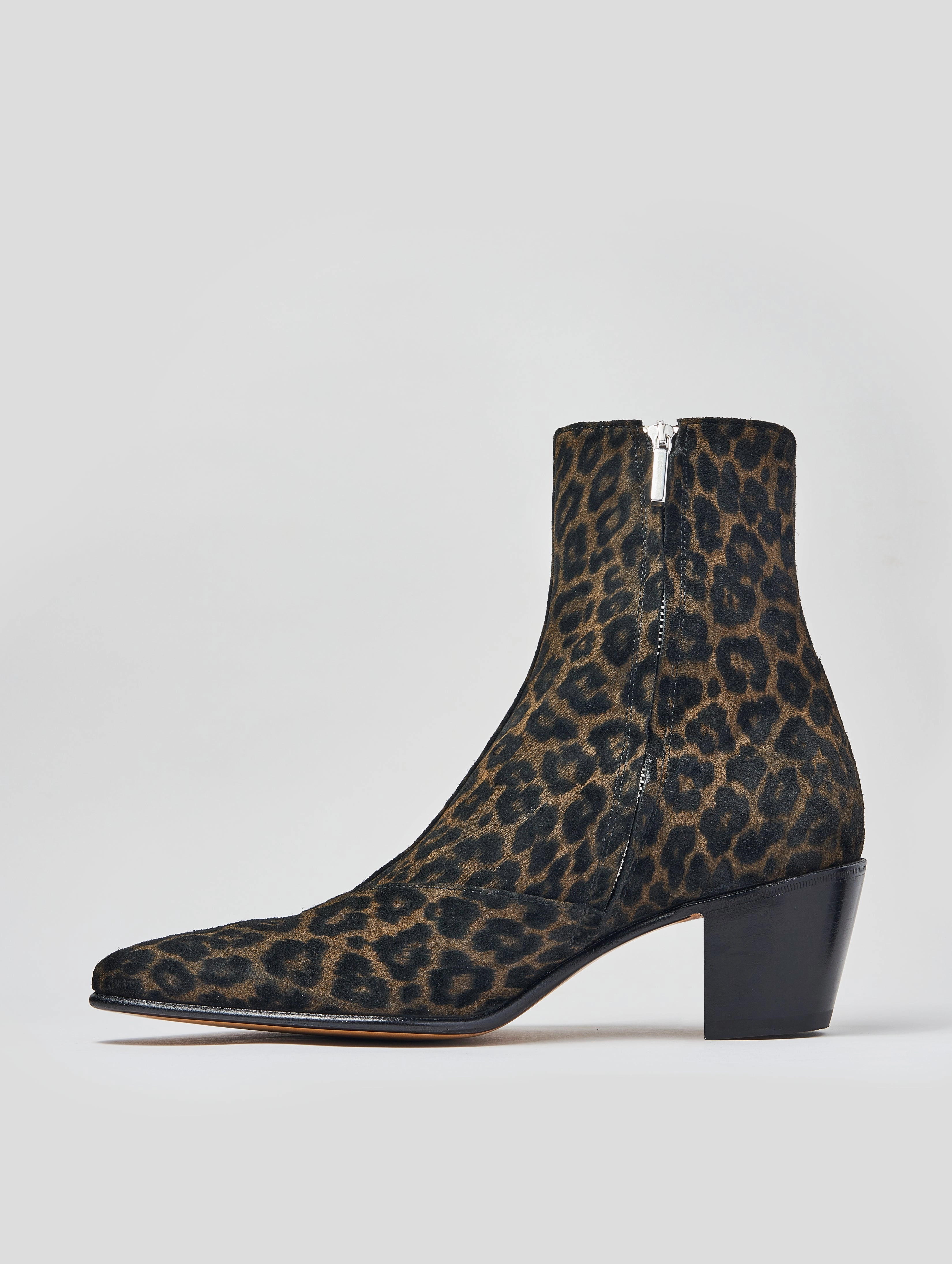 NICO 60MM ANKLE BOOT IN LEOPARD SUEDE Acg Boots