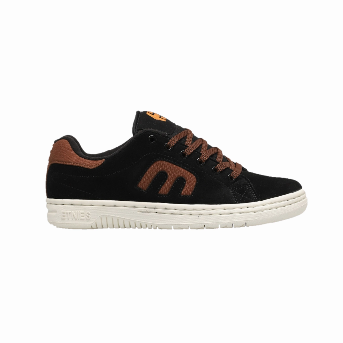 ETNIES 4101000505 590 CALLI-CUT MN'S (Medium) Black/Brown Synthetic/Leather Skate Shoes Cushioned Comfort