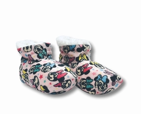 Clarks Slide Sandals Minnie Mouse Toddler Slippers Fuzzy Slipper Booties for Girls