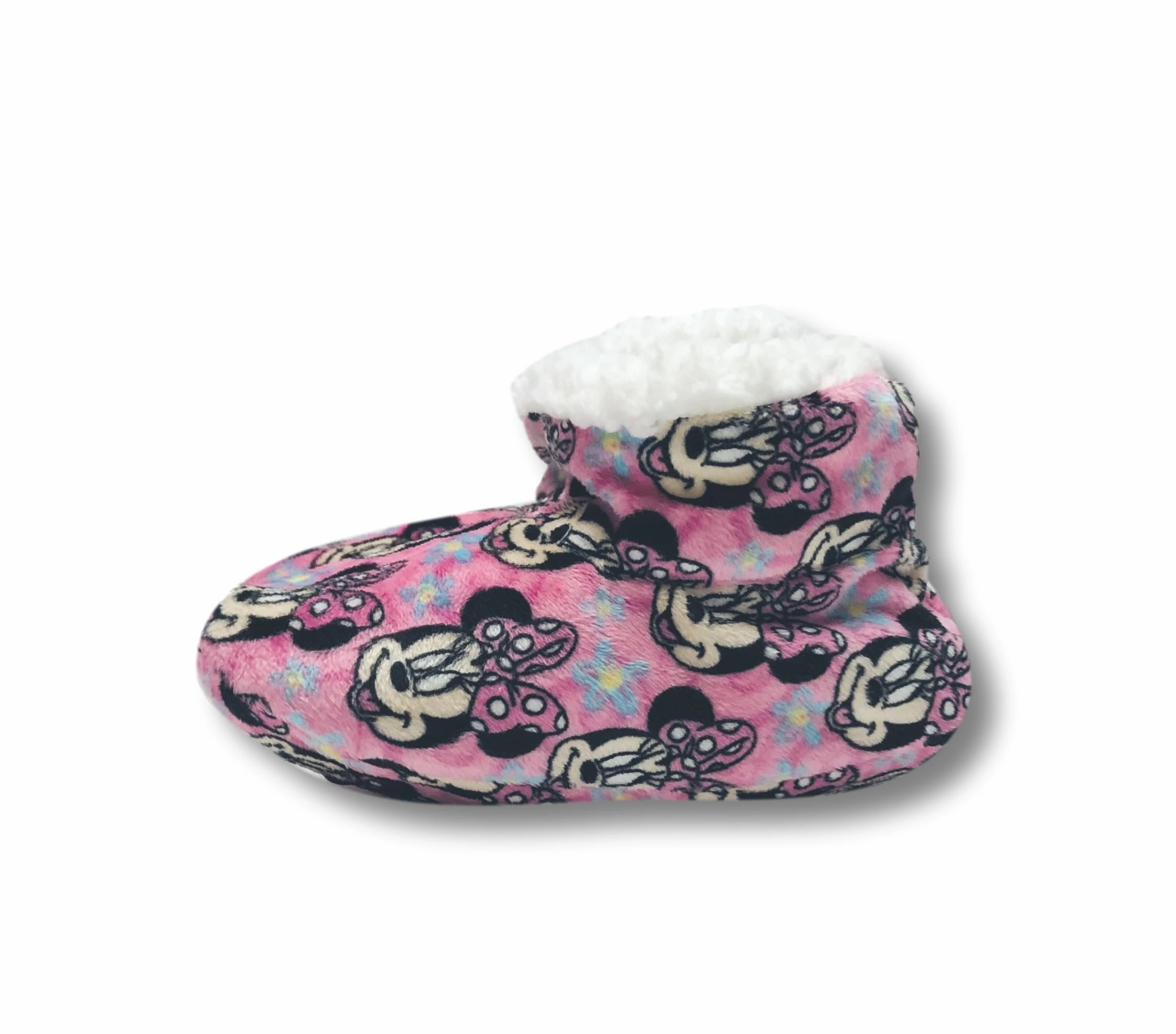 Transparent Slippers Minnie Mouse Toddler Slippers Fuzzy Slipper Booties for Girls