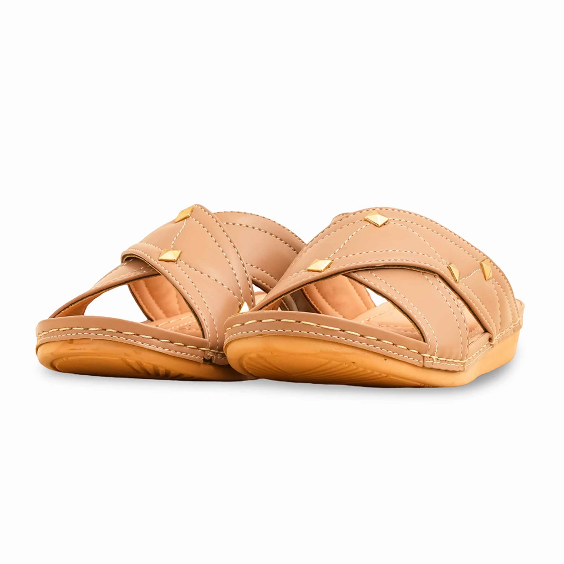 Beige Formal Slipper PU0539 Slide Ez