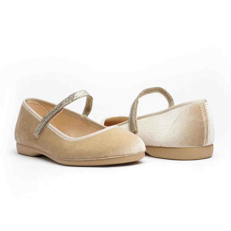 Clara Gold Wedge Shoe Boots