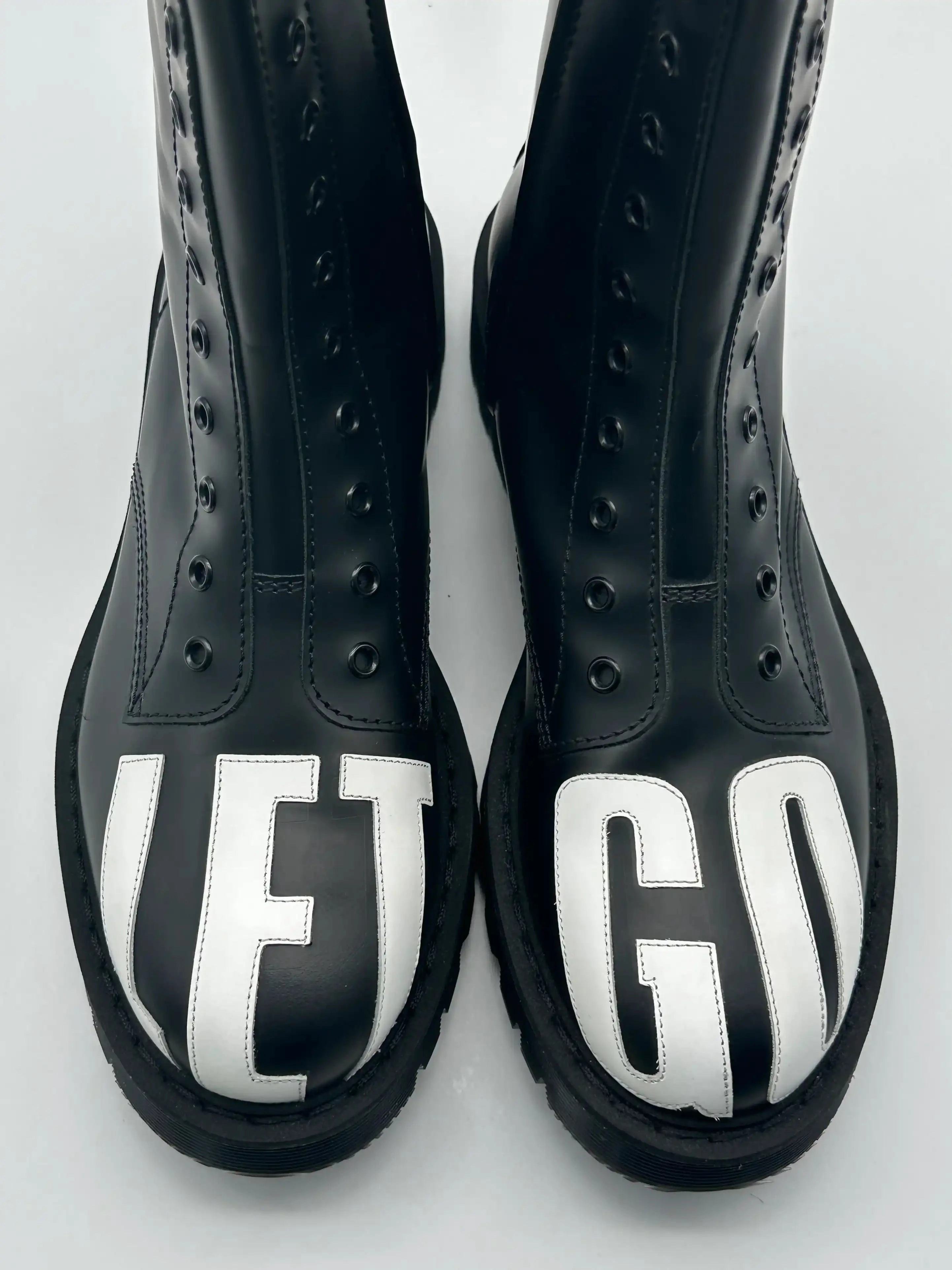 Vintage Harley Boots Anfibio Let Go In Pelle