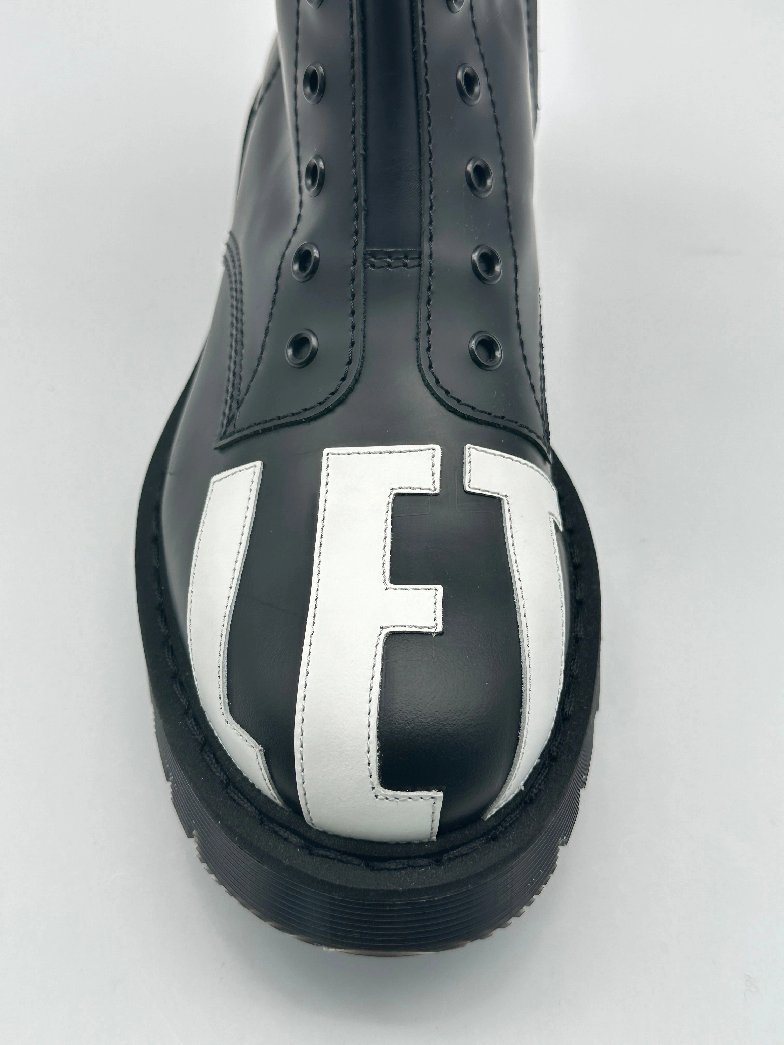 Buffalo Platform Boots Anfibio Let Go In Pelle