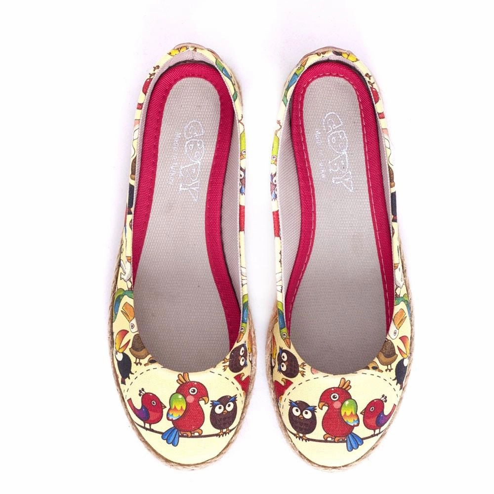 Animals Ballerinas Shoes FBR1206 World Walk Airy Design