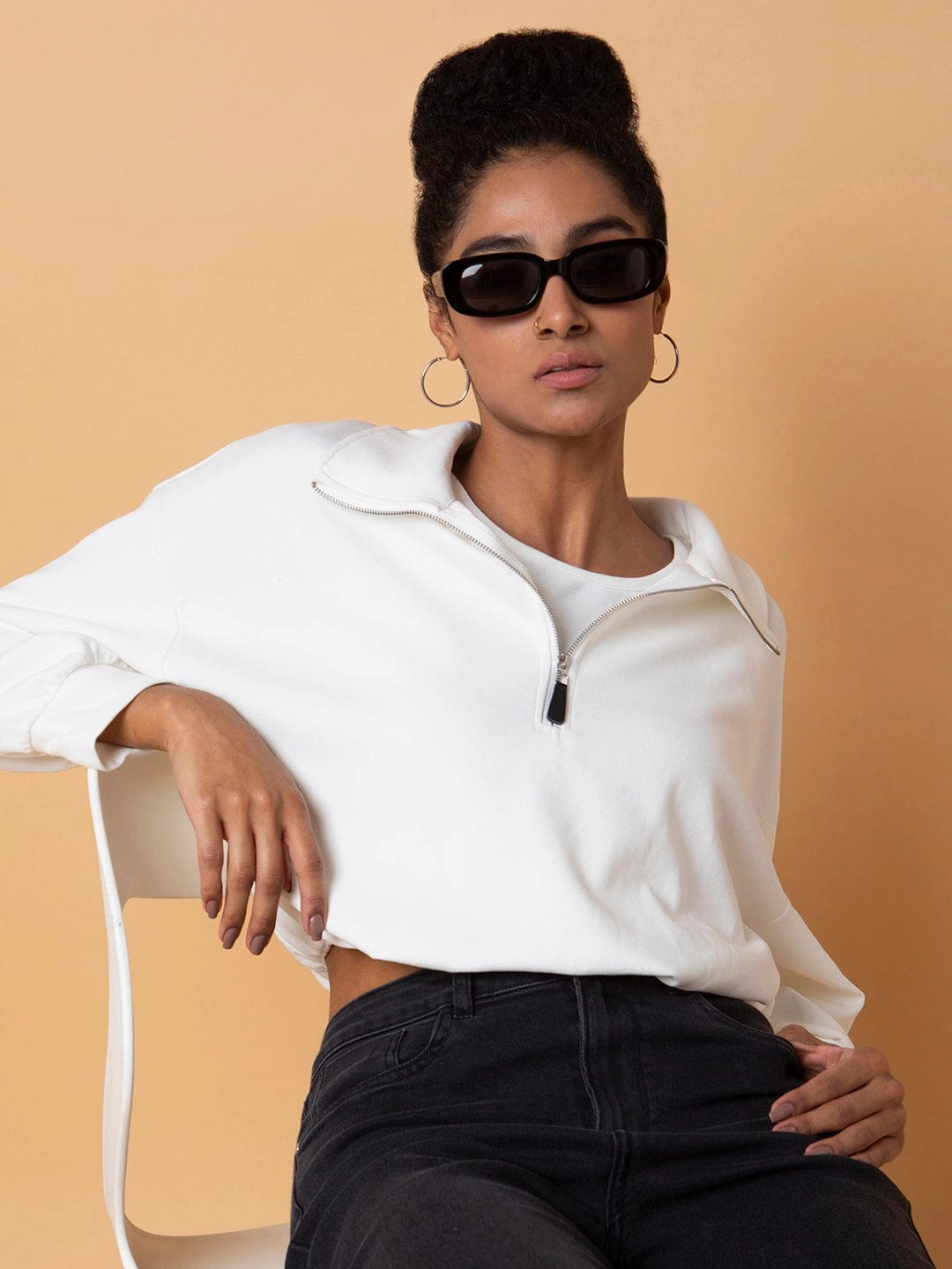 Top Rated Steel Toe Work Boots Women Solid Off White Oversized Top with tank top