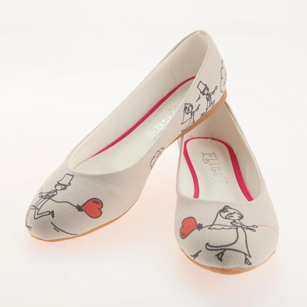 Firm Ground Cute Couple Ballerinas Shoes 1126