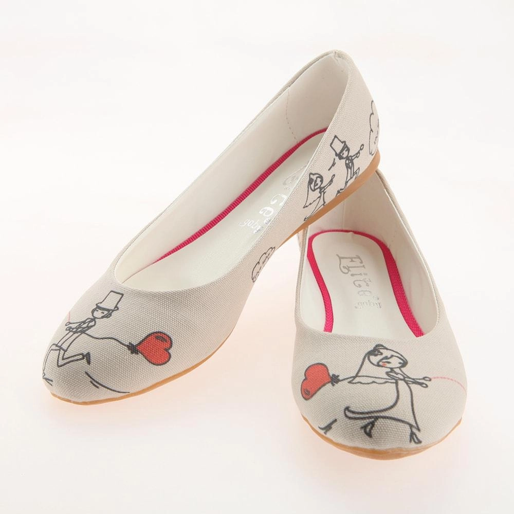 Cute Couple Ballerinas Shoes 1126 Pool Ready