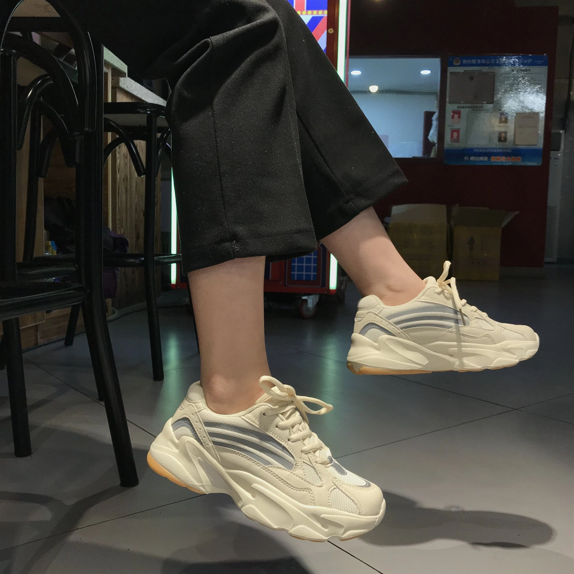 Best Hiking Boots Plantar Fasciitis 2023 Super Fire Student Daddy Shoes Hong Kong Style BF Women's Shoes | Brodtica.com