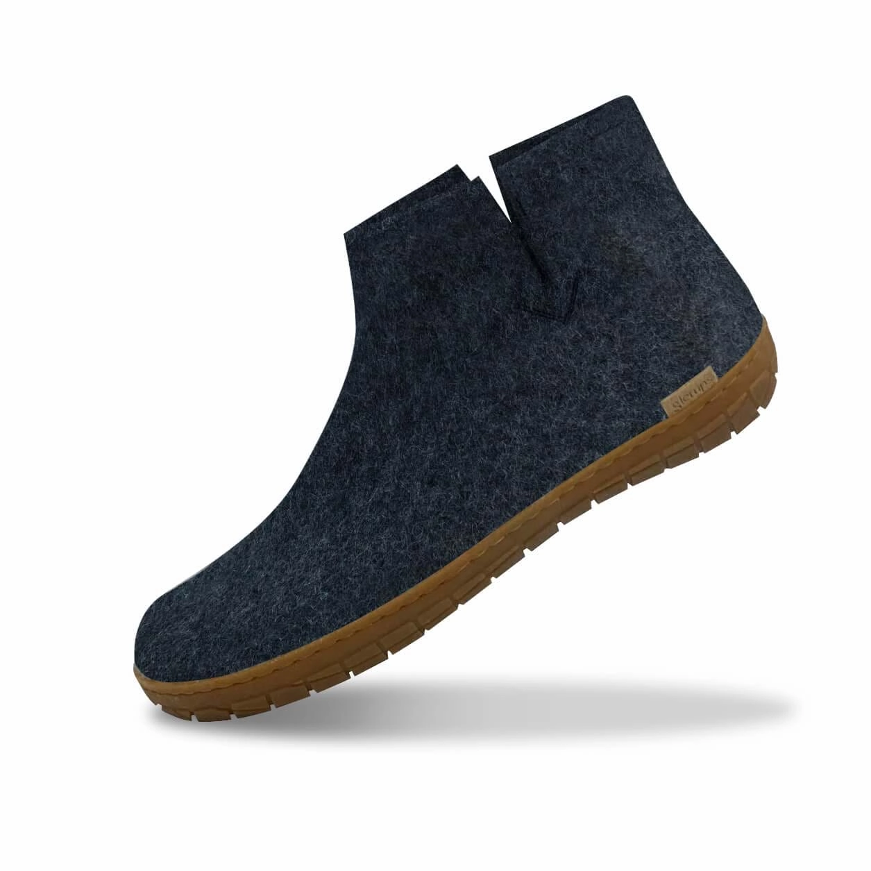 Boot with natural rubber sole - honey - Denim Soft Design