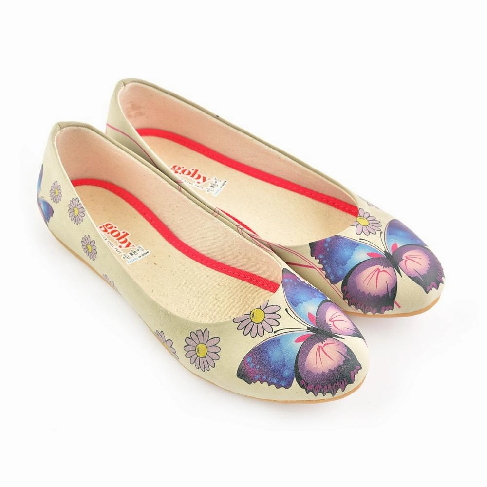 Daisy and Butterfly Ballerinas Shoes 1028 Functional