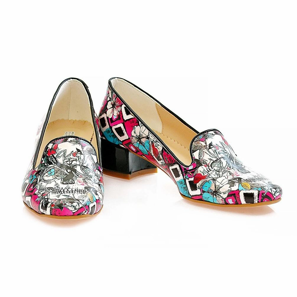 Skull Career Heel Shoes BYZ211 Heat Mode