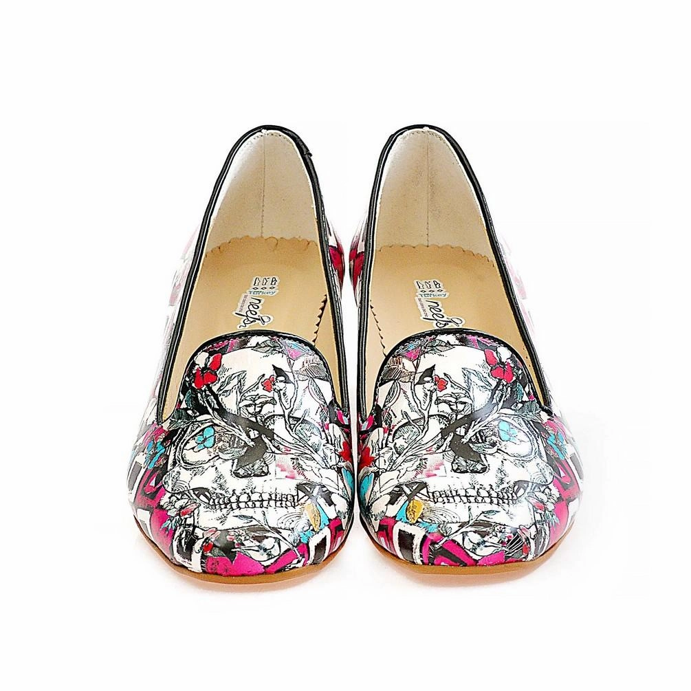 Action Fast Skull Career Heel Shoes BYZ211