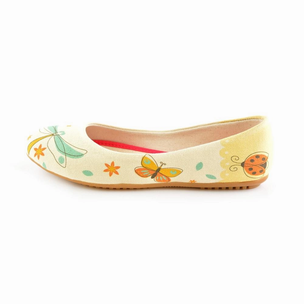Wings Ballerinas Shoes 1140 Green Core