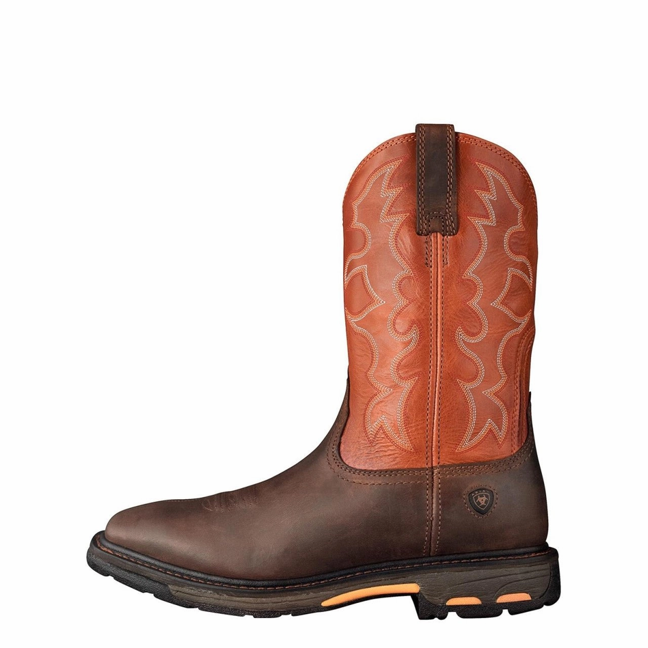 Best Pull-on Work Boots For Concrete Ariat Men's 11" WorkHog Wide Square Toe Work Boot