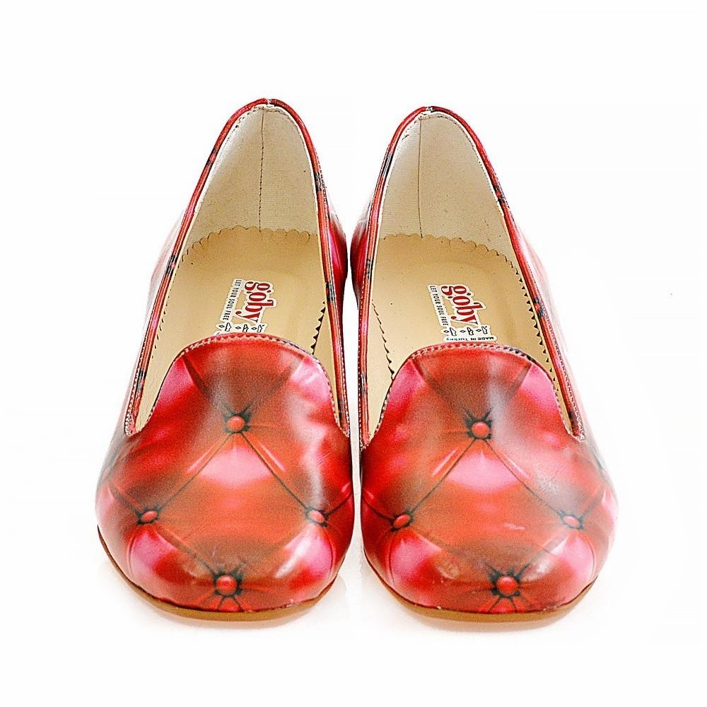 Armchair Career Heel Shoes WDB104 Gloss Finish Dry Fast