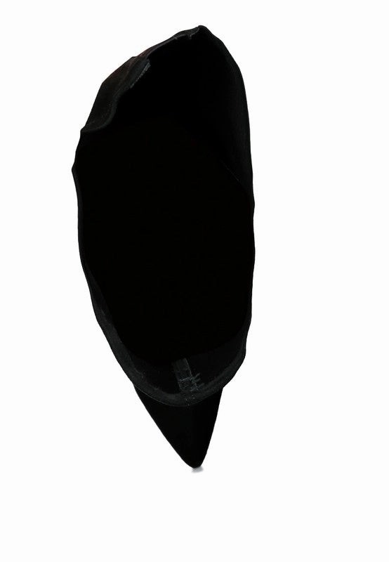 Cowboy Boots Roper Atelier Stretch Faux Suede Stiletto Long Boots