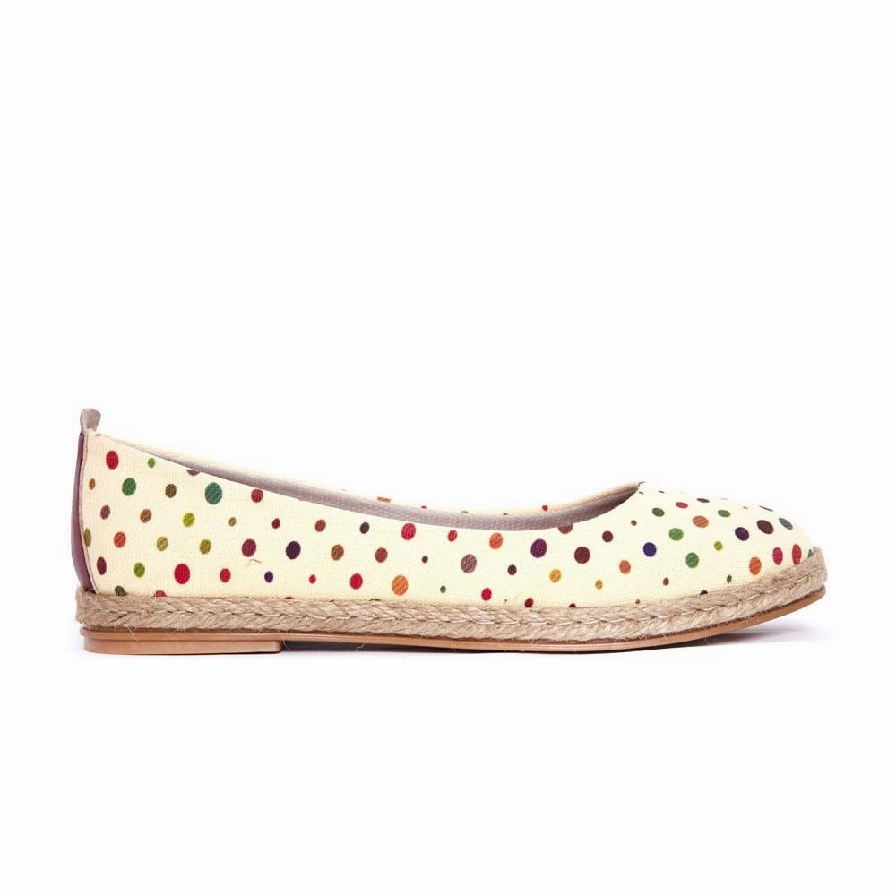 Baby Soft Spotted Ballerinas Shoes FBR1195