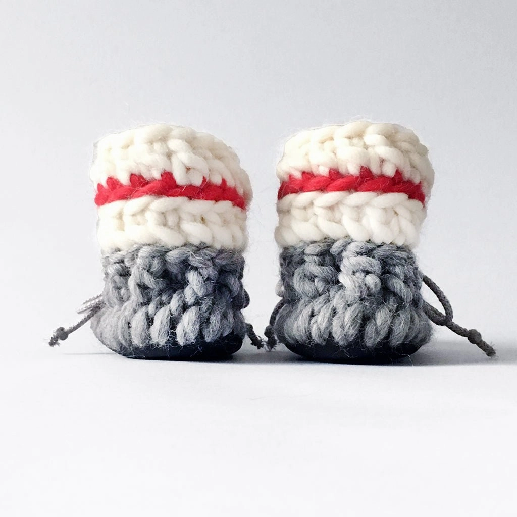 Baby and Kids Wool Booties - Sock Monkey Another Word For Slippers