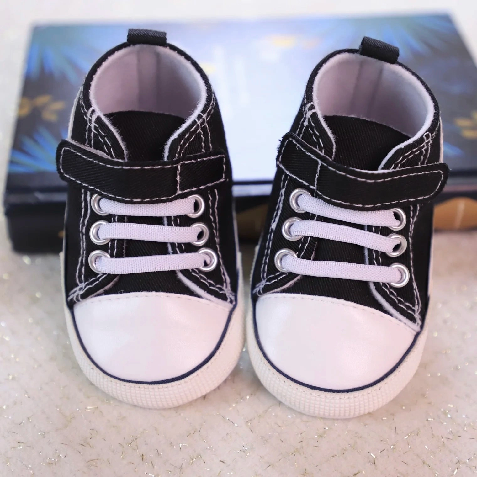 Baby baby front shoes Baby first pair of toddler shoes cotton soft-soled canvas shoes breathable Best Asic Shoes