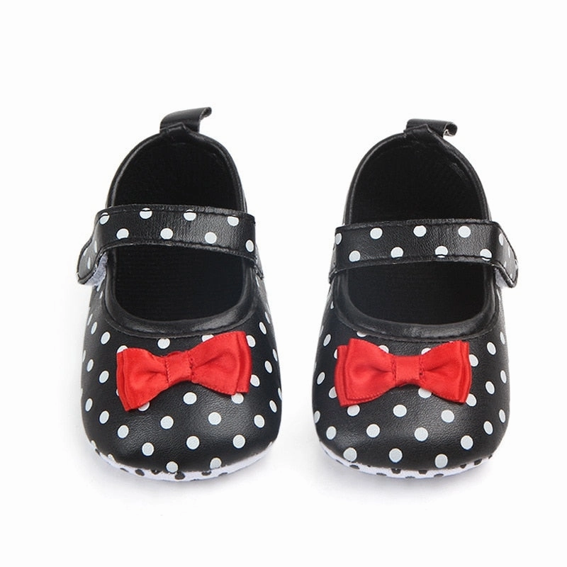 Us To Uk Shoe Size Asics Baby Girl Anti-slip Polka Dot First Walkers/Shoes