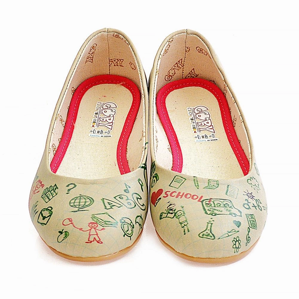 Back to School Ballerinas Shoes 1007 Low Profile Cool Tone