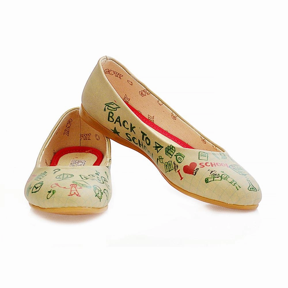 Back to School Ballerinas Shoes 1007 senior care