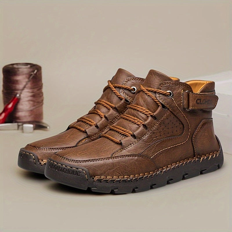 Work Boots For Standing All Day BACKWOODS | Men's High-Top Comfortable Ankle Boots