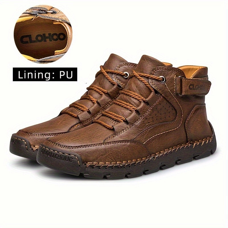 Slip-on Work Boots BACKWOODS | Men's High-Top Comfortable Ankle Boots