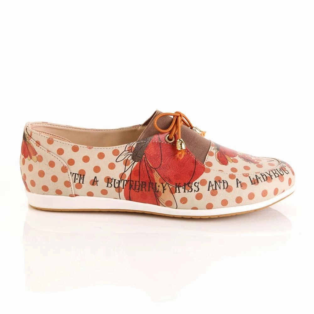 Breathable Ladybug Ballerinas Shoes OMR7304