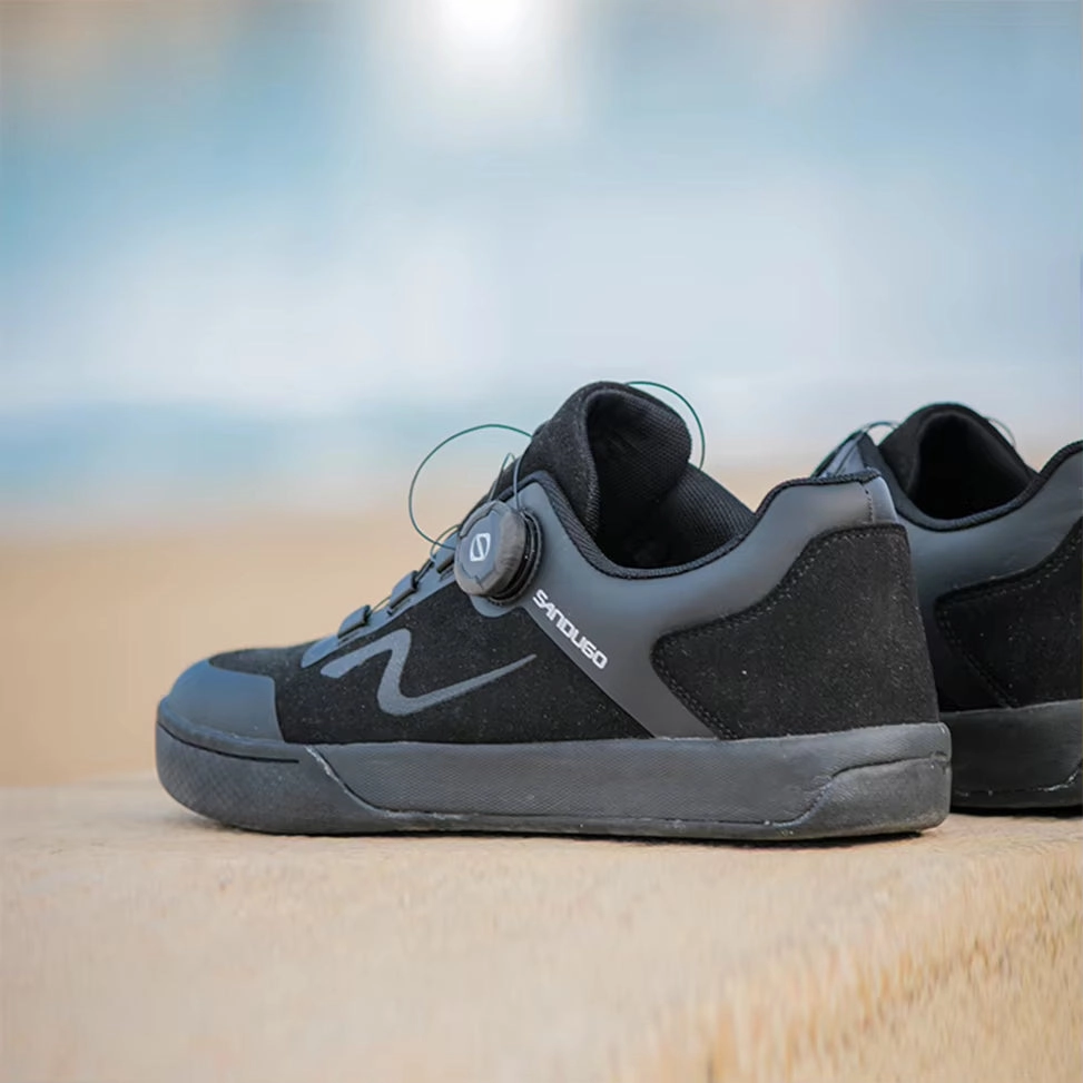 Mens Cycling Shoes Mtb Downhill Enduro Mountain Bike Shoes Compatible with All 2 Bolts Peadls Asics No Tie Shoes