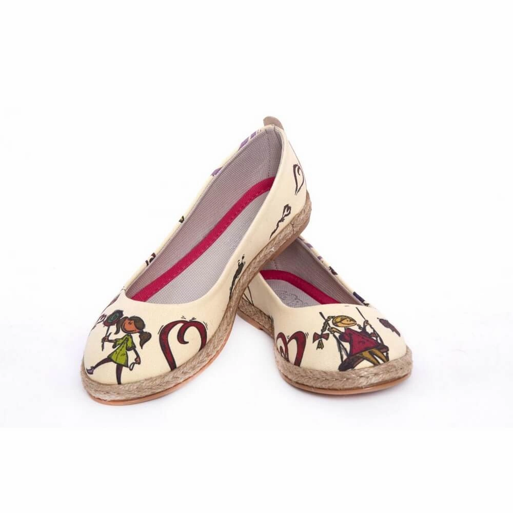 Fresh Tone Black Edge Ballerinas Shoes FBRX1185