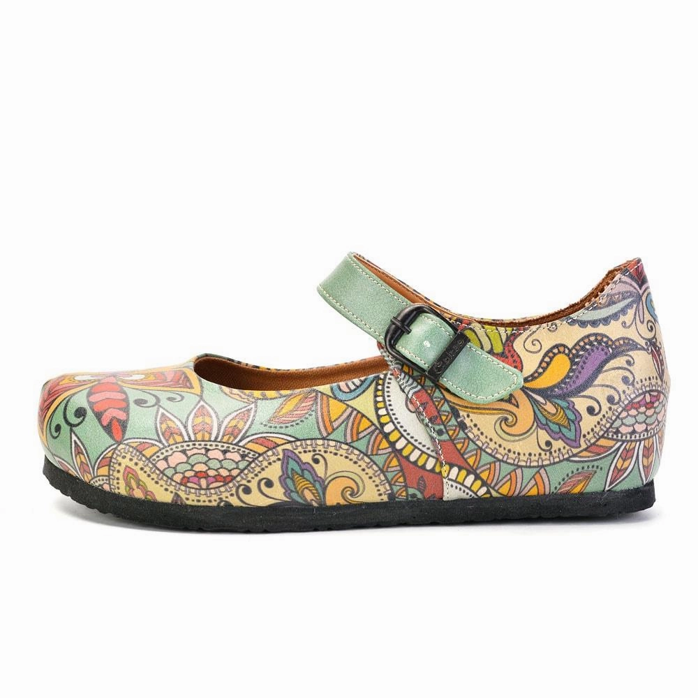 Ballerinas Shoes GBL205 Shine Silver Airy Design