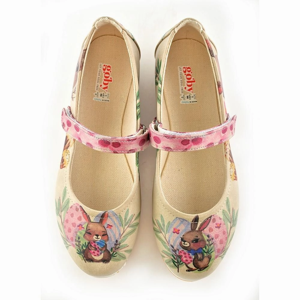 Lift Up slow walk Ballerinas Shoes GOB103
