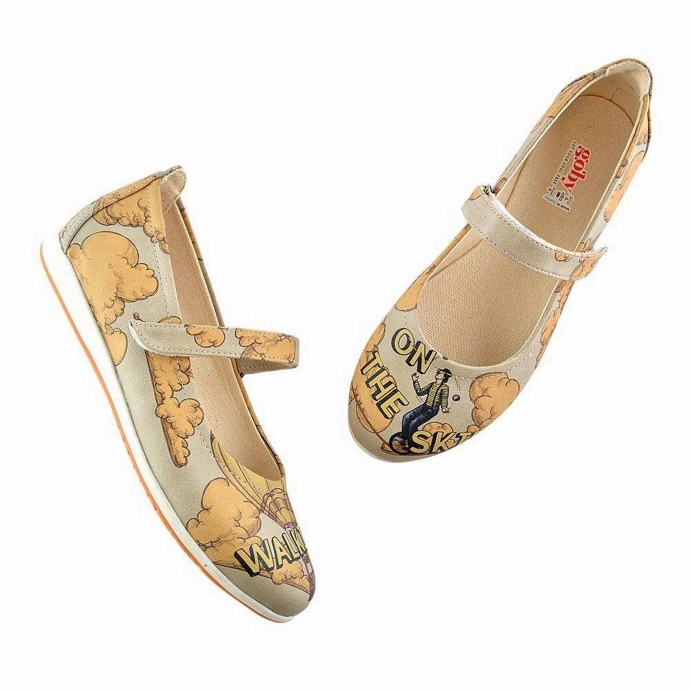 Ballerinas Shoes GOB108 Spring Jump Month Strong