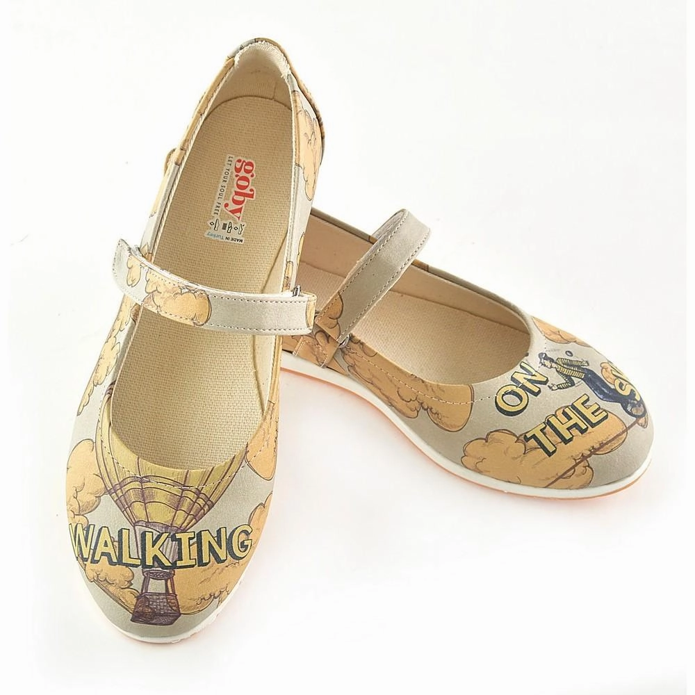 Calm Mood Flexible Ballerinas Shoes GOB108