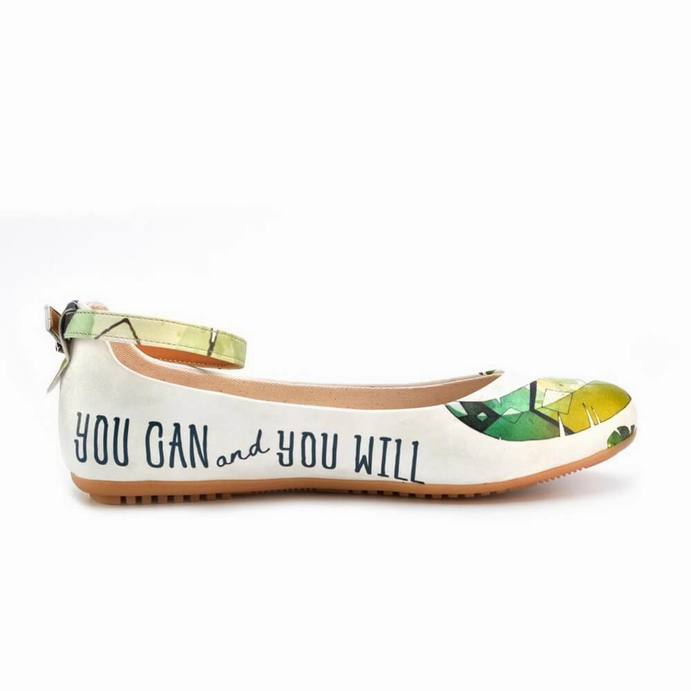 Mesh Cool Club Night Ballerinas Shoes GRKB107