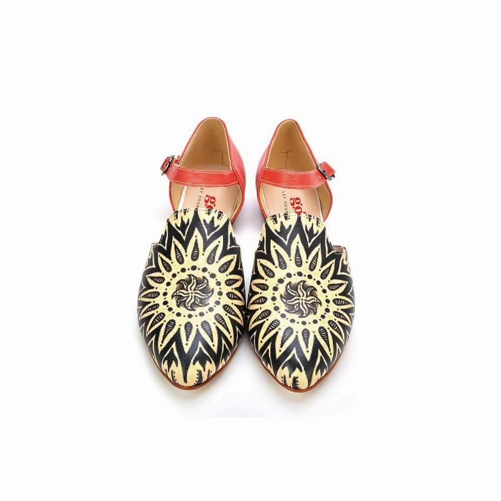 Ballerinas Shoes GRYB112 Party Glow Zip Fast