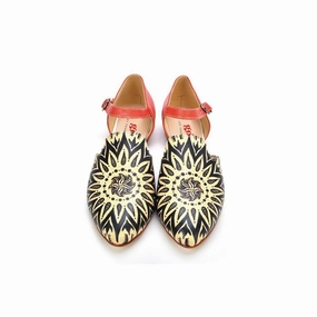 Ballerinas Shoes GRYB112 Party Glow Zip Fast